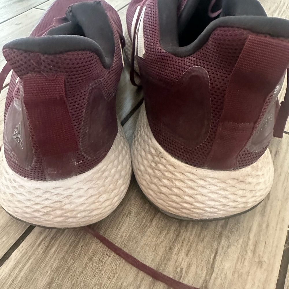 Adidas Edge Gameday Men’s training running shoes Maroon FX5803 Size 13 Pre - Picture 7 of 8